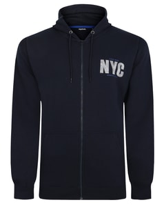Bigdude NYC Full Zip Hoody Navy